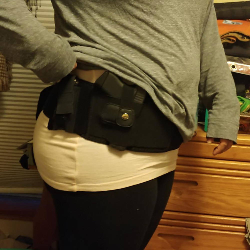 Women belly band holster Dinosaurized An Army Store